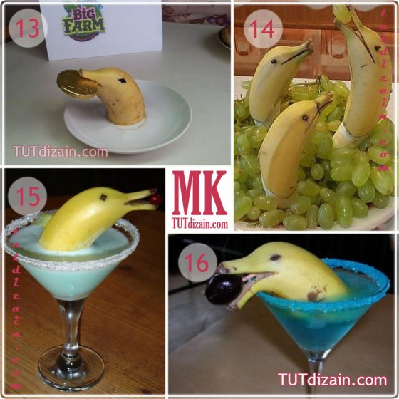 Как сделать дельфина из банана Фруктовый мастер Fruitm